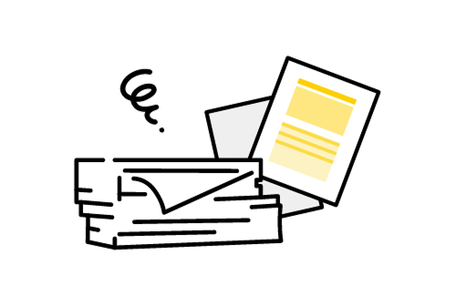 多くの書類アイコン